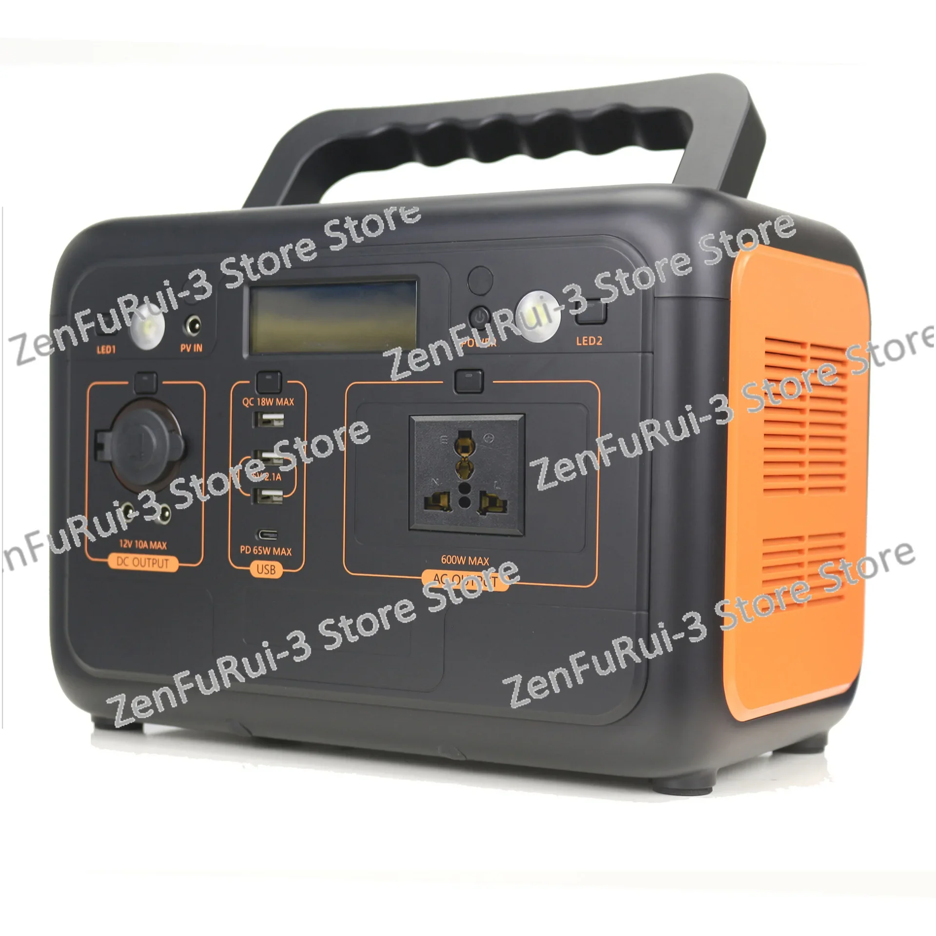 Solar outdoor emergency mobile power supply Energy storage power supply High power 600w