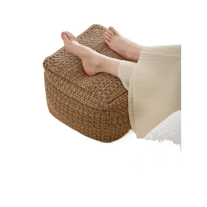 

Simple Cushion Removable Floor Seat Tatami Backrest Bench Fabric Window Seat Sofa Stool Floor Bench Cozy Living Room Footrest
