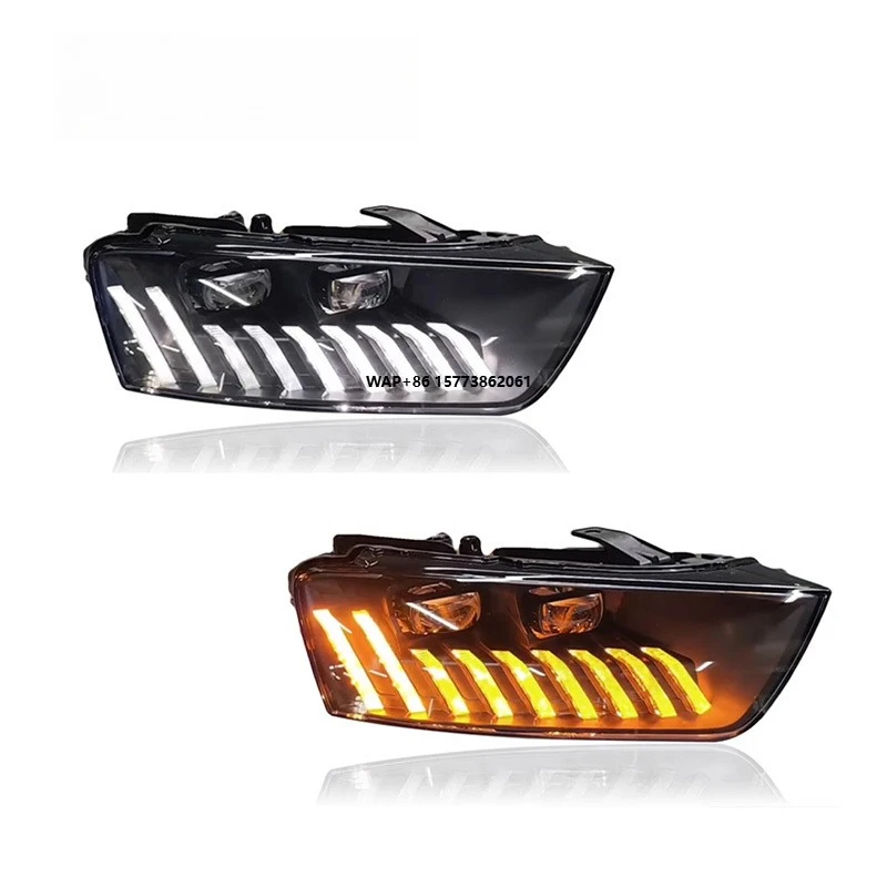 

2 Unit LED Headlights Car Accessories Suitable for Auto Lighting Systems 13-18 Q3 Headlight Assembly Car Led Lights