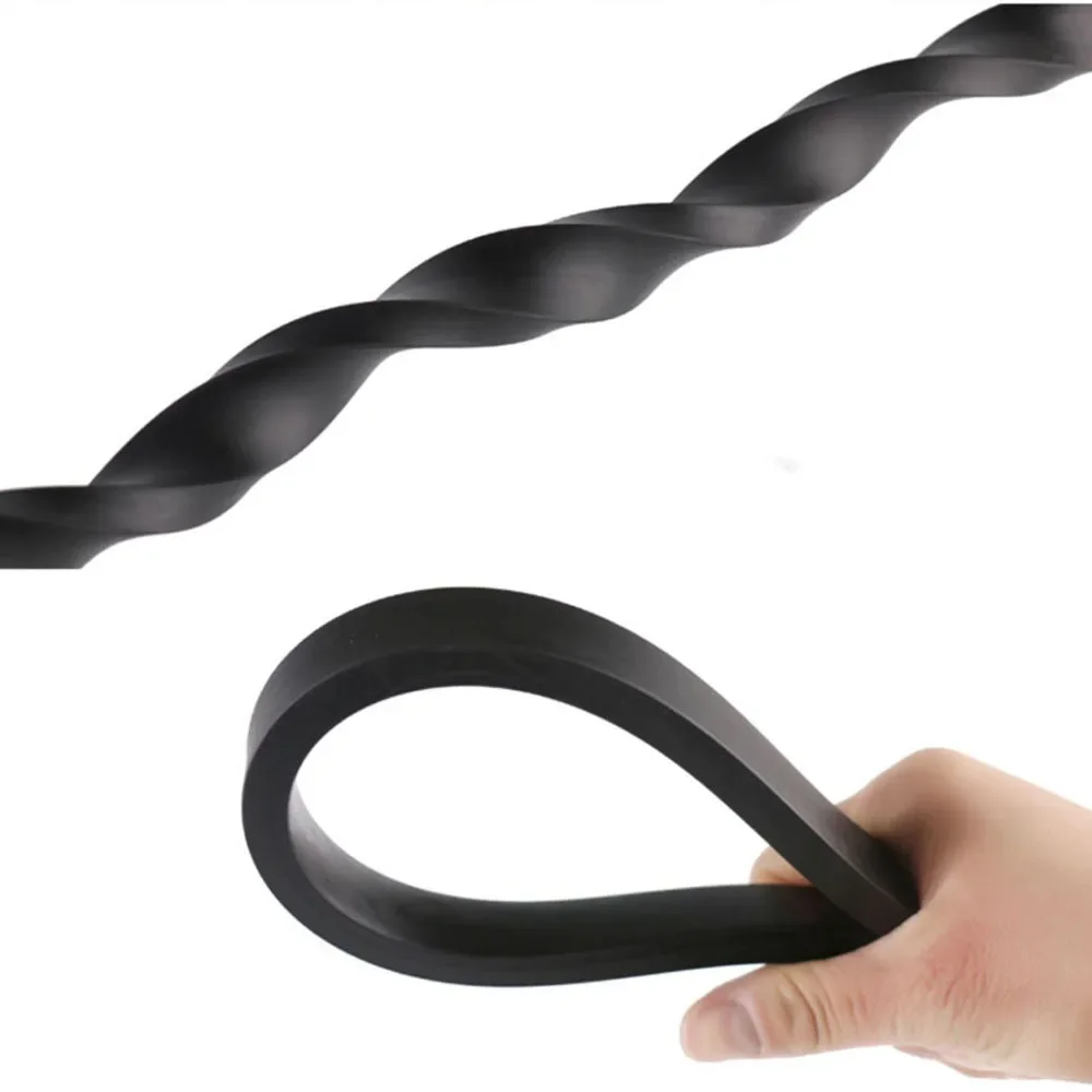 1/2/5Meter Black Solid Rubber Strip Flat NBR Sealing shock-absorbing Strip For Marine Seal Oil Resistant 3x3mm 4x4mm~22x22mm