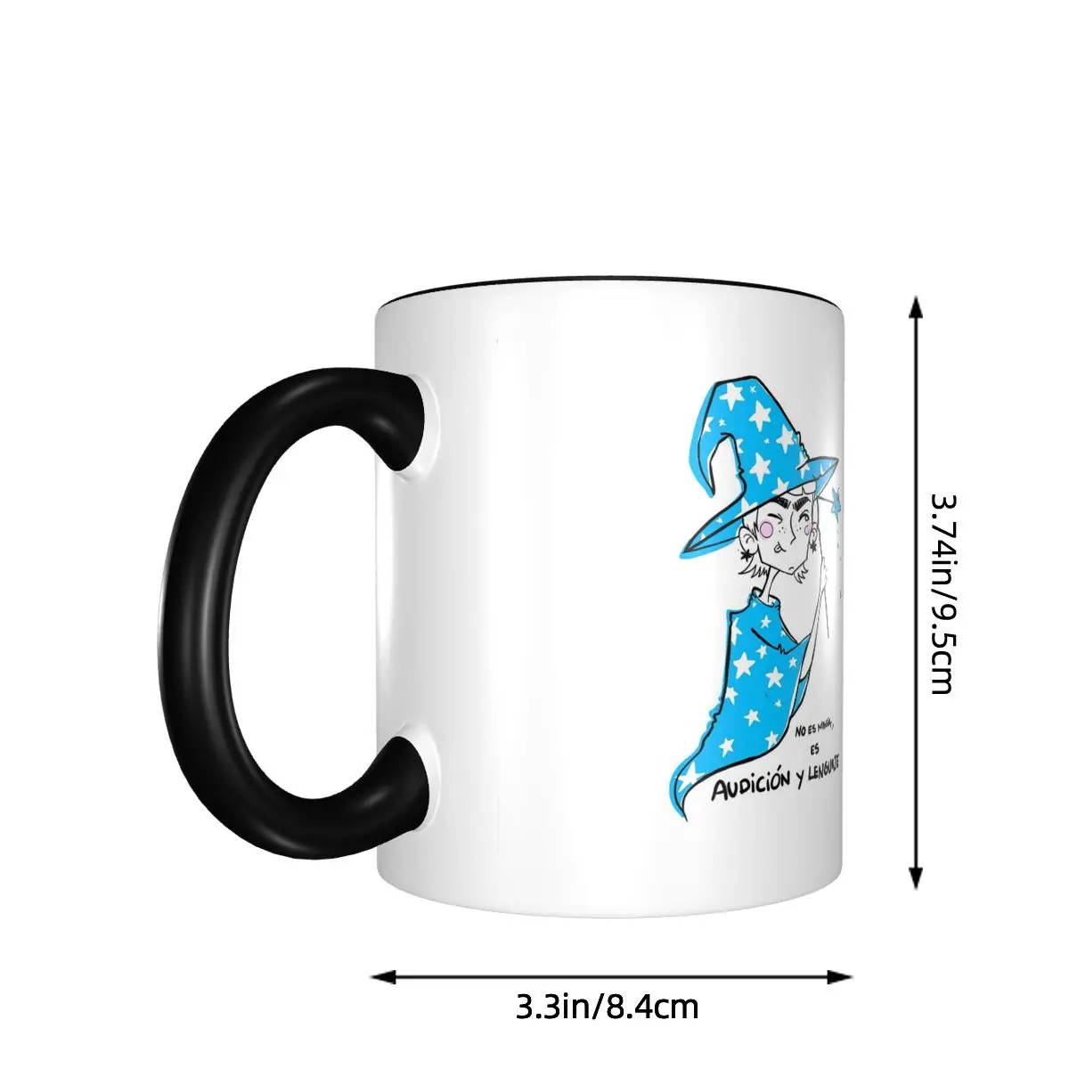 It's Not Magic, It's HEARING And LANGUAGE Mug Funny Ceramic Coffee Cups Tea Mugs Milk Cup Drinkware Gifts for Friends