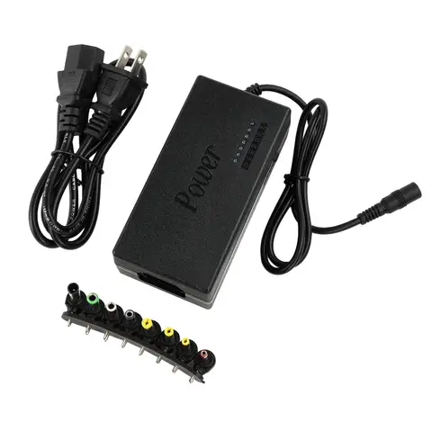 Universal Laptop Power Adapter EU/US-Plug AC 100-240V to DC 12-24V 96W Adjustable Portable Charger for Dell Toshiba Asus Laptops