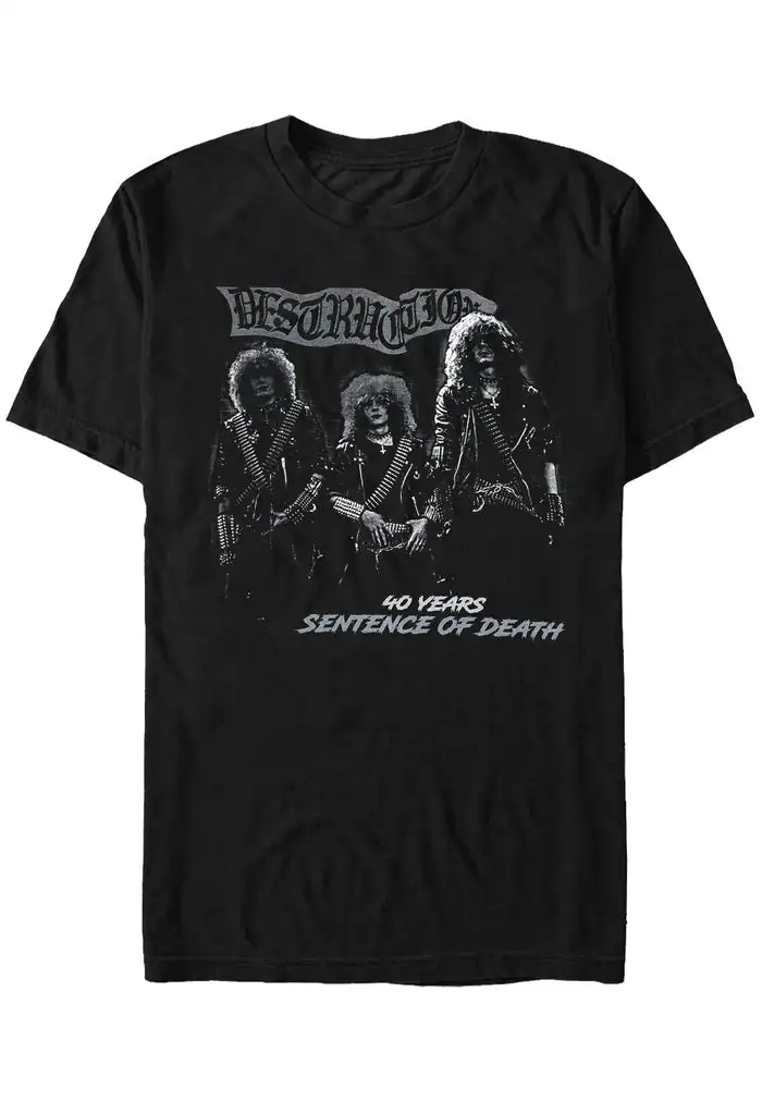 Destruction - 40 Years Anniversary - T-Shirt unisex cotton tee