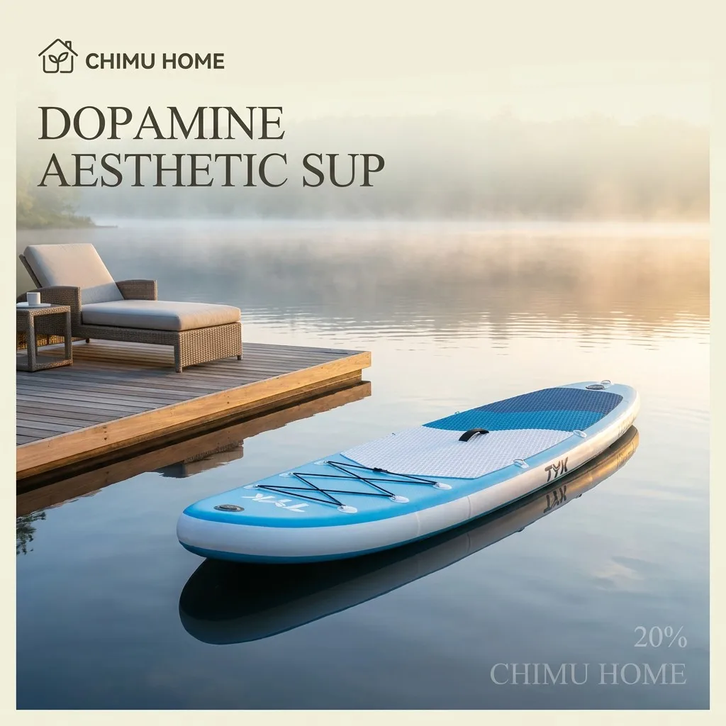 【CHIMU HOME】Premium Aesthetic SUP Hub 335cm Vibrant Touring Board Professional Inflatable Paddleboard for Lake Travel