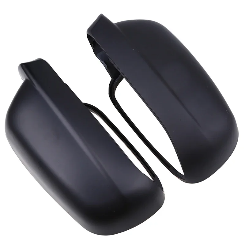 POSSBAY-Tapas de retrovisores para coche, accesorios exteriores de Espejo de ala lateral de puerta, color negro mate, aptas para VW Golf MK4 2000-2007 ABS