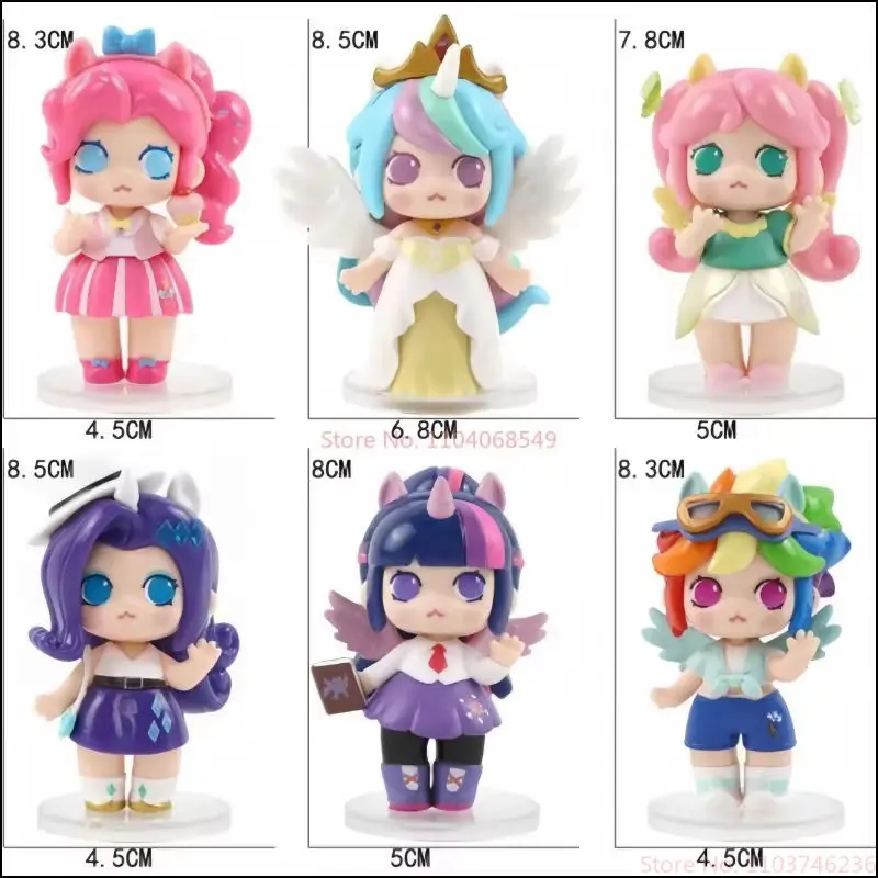 

Hot Arrival Q Version My Pony Blind Box Twi Anime Figure Model Pvc Cute Trendy Toy Doll Statue Collect Ornaments Birthday Gift