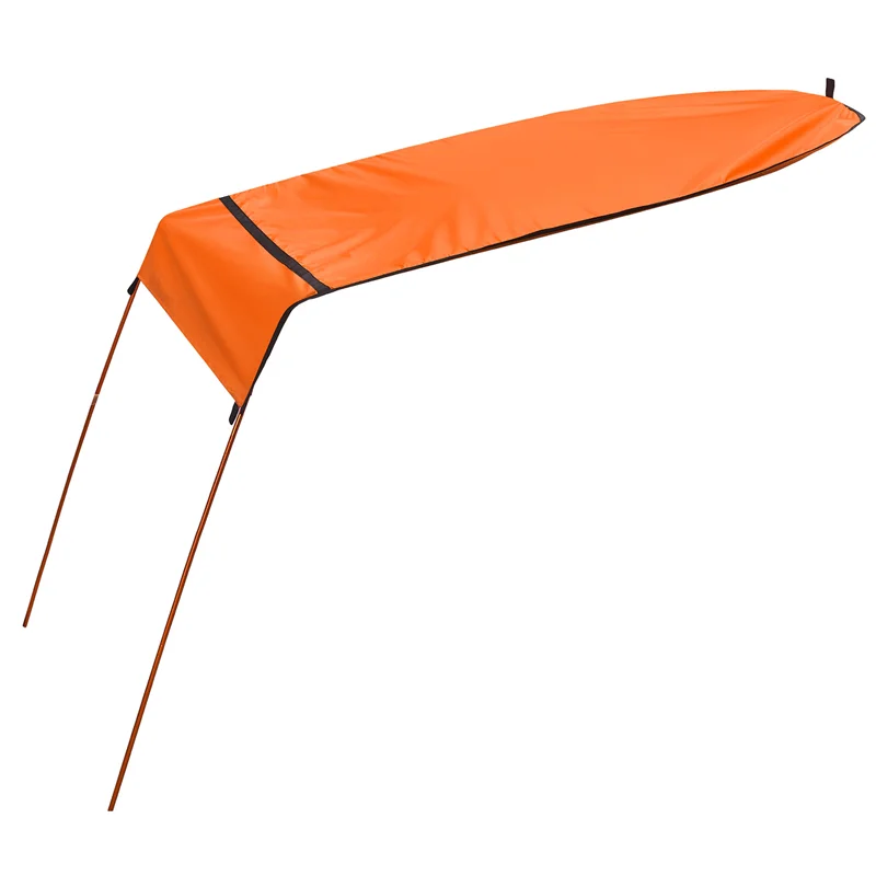 Kayak Boat Sun Shelter Sailboat Awning Top Cover Kayak Boat Canoe Sun Shade Canopy Fishing Tent Sun Rain Canopy,Orange