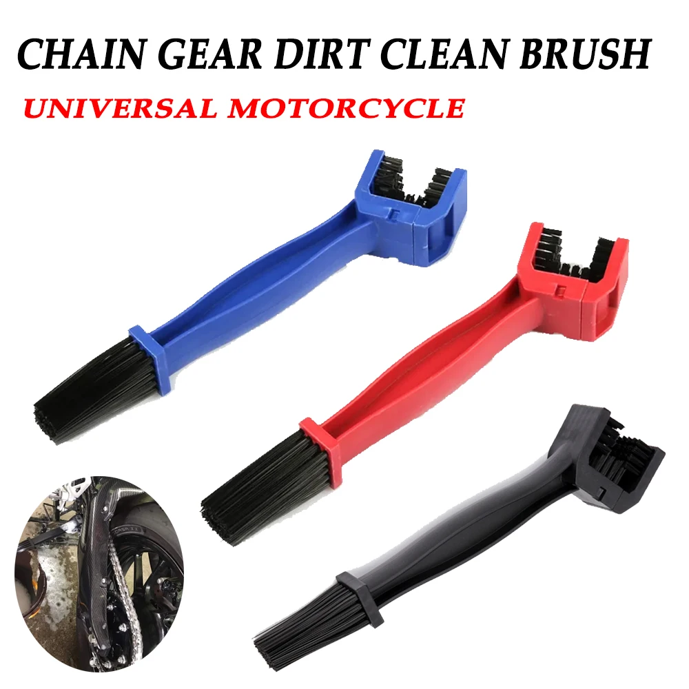 Motorcycle Chain Gear Dirt Clean Brush For Yamaha Honda Bmw KTM Suzuki YZF FZ6 R1 R3 R6 MT07 MT09 XSR 700 900 Z900 DL650 CRF1000