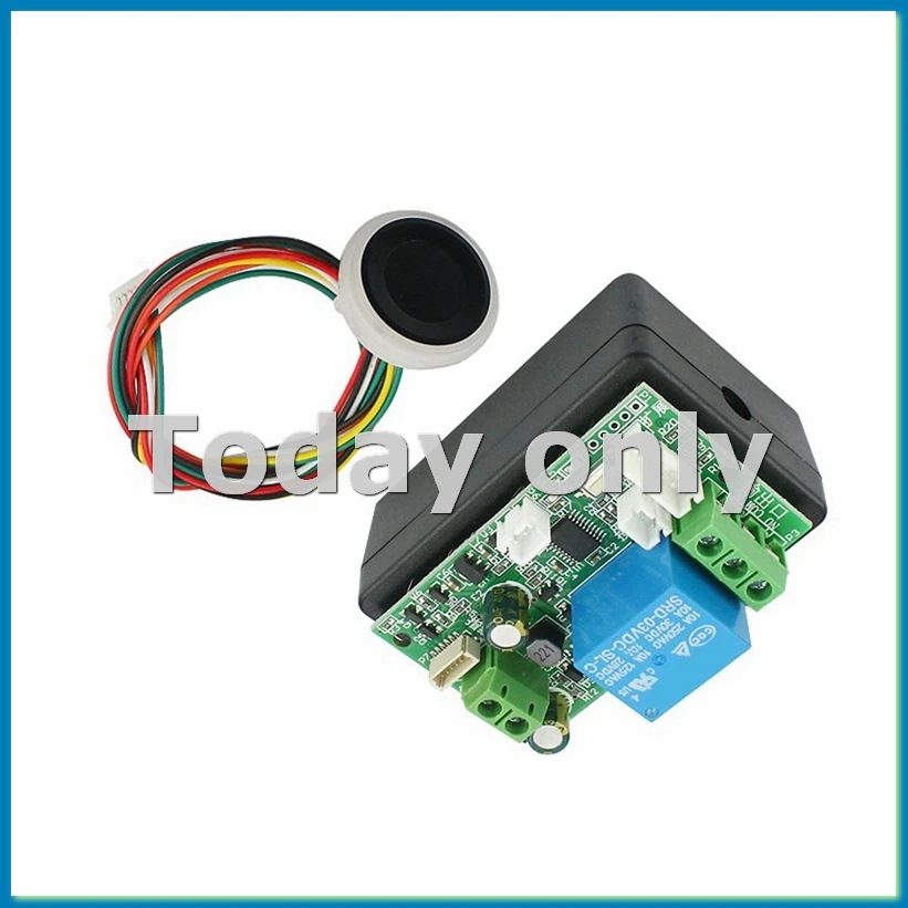 

Плата управления отпечатками пальцев контроля доступа, модуль идентификации отпечатков пальцев 7-30 В, релейный контроллер дверного замка «сделай сам», S3-A79U