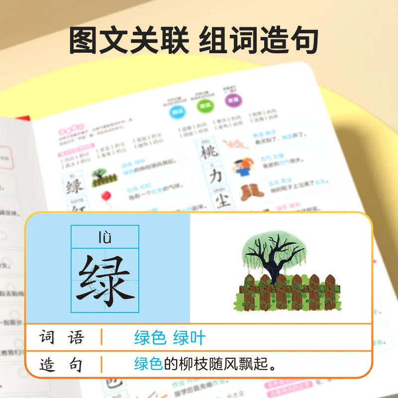 Primary School Chinese Synchronous Literacy Audiobook, Children's Cognitive Early Education, Chinese Character Learning Book