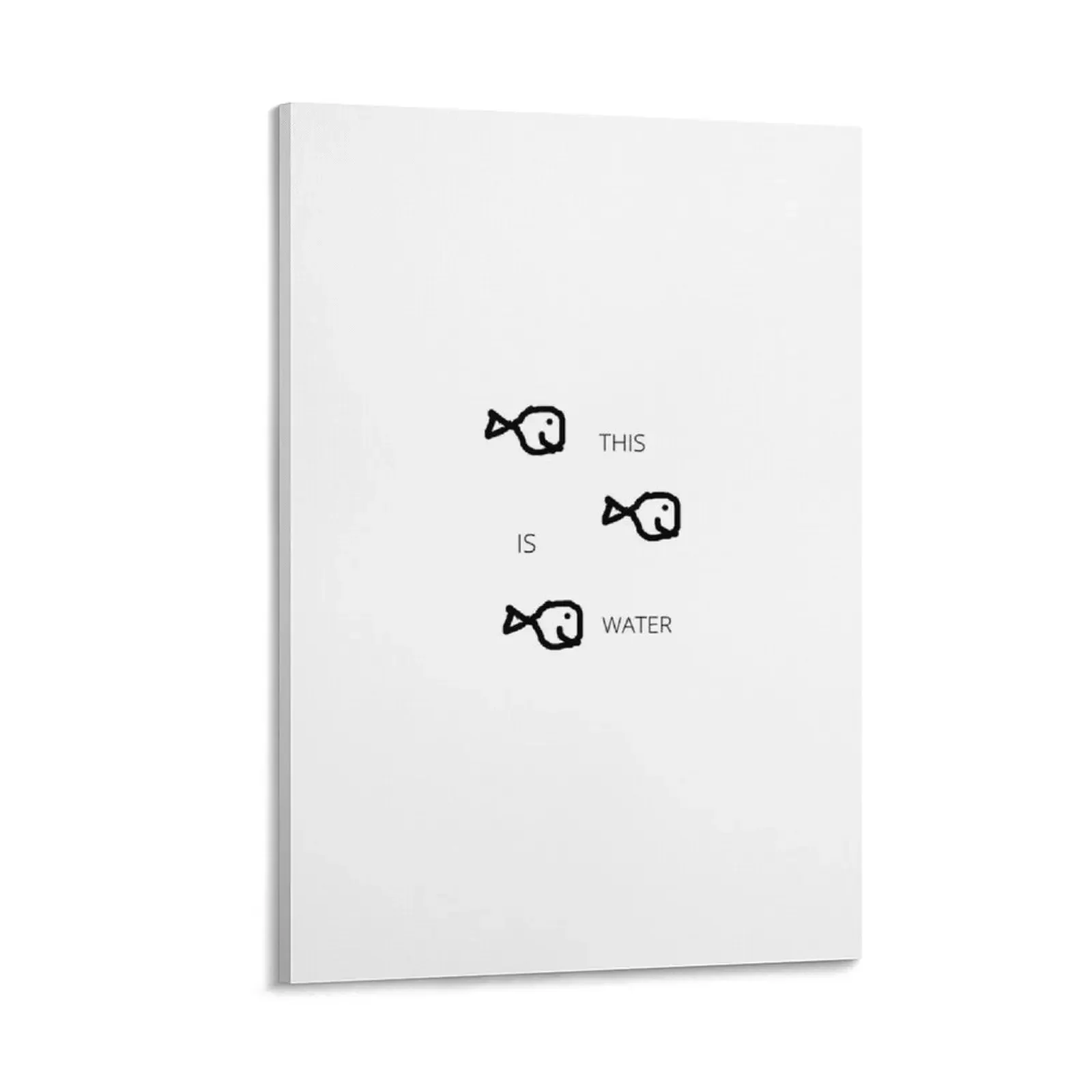 

This is water David Foster Wallace Canvas Painting poster anime posters bedroom decoration home decor interior