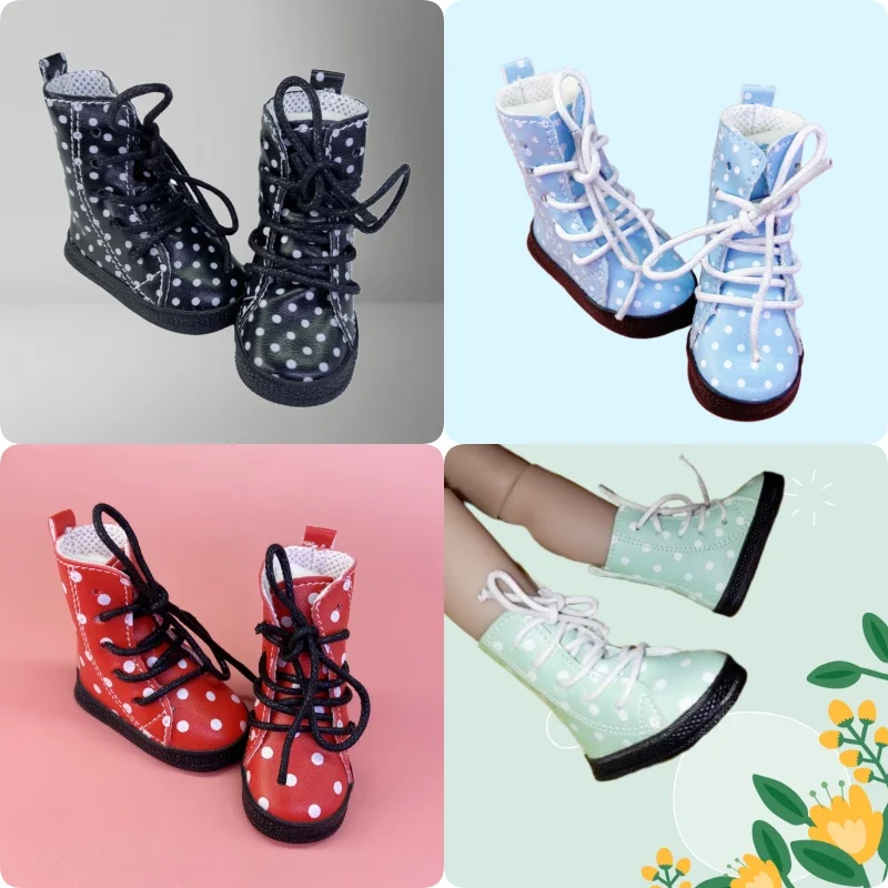 Original 6cm One Fourth Boots For Minifee Paola Reina Dolls Shoes for Corolle Doll 1/4 Sneakers Dolls Accessories For Kids Girls
