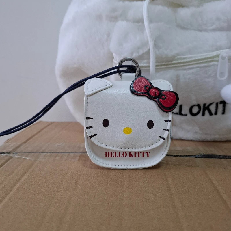 กระเป๋าใส่กุญแจลายเฮลโลคิตตี้น่ารัก กระเป๋าใส่เหรียญ แพ็คเกจป้องกันกุญแจ ใช้ได้ทั้งนอกบ้านและเล่นกีฬา ชุดอุปกรณ์ขนาดเล็ก กระเป๋าถือขนาดมินิ