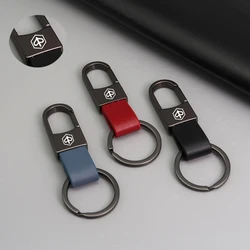 For PIAGGIO Liberty125 MP3 500 Medley Beverly 300 ZIP50 2024  High Quality Motorcycle Accessories Leather Keychain