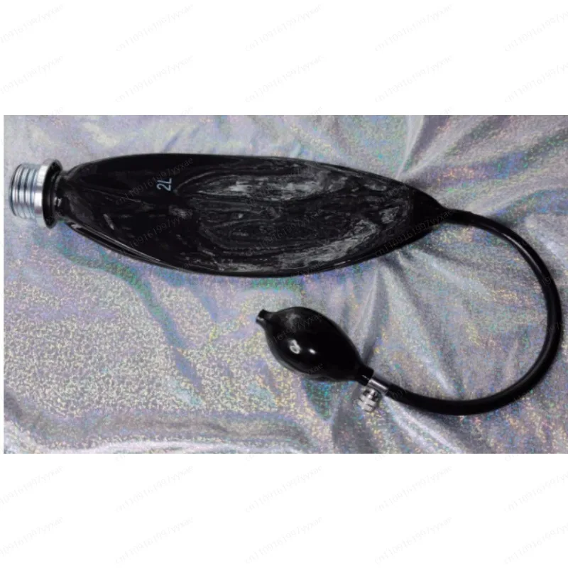 Medical Grade Latex Inflatable Breathing Bag, Breathing Limitation, Latex Gas Mask Accessories Mask