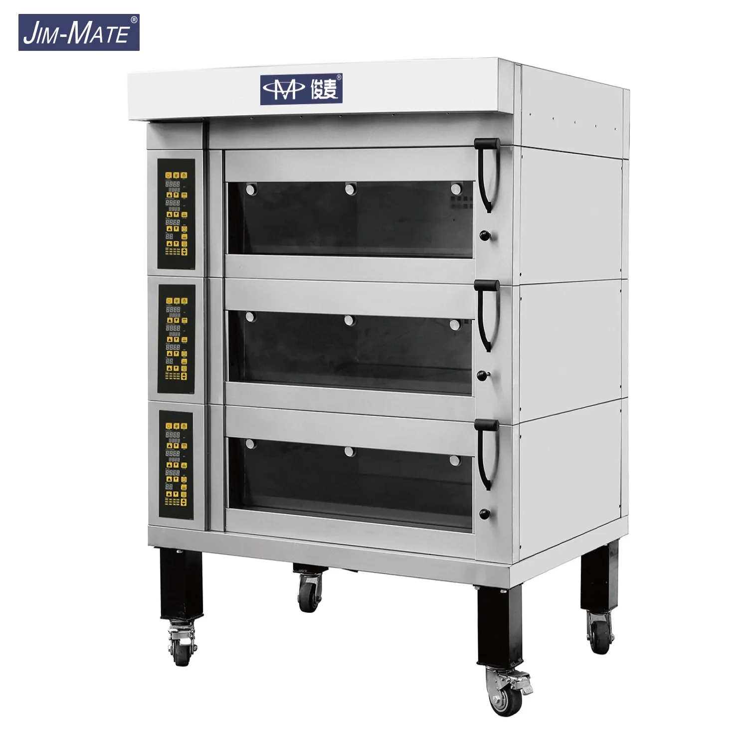 Bakery Equipment 3 Deck 6 Trays Commercial European Style Intelligent Electric Oven