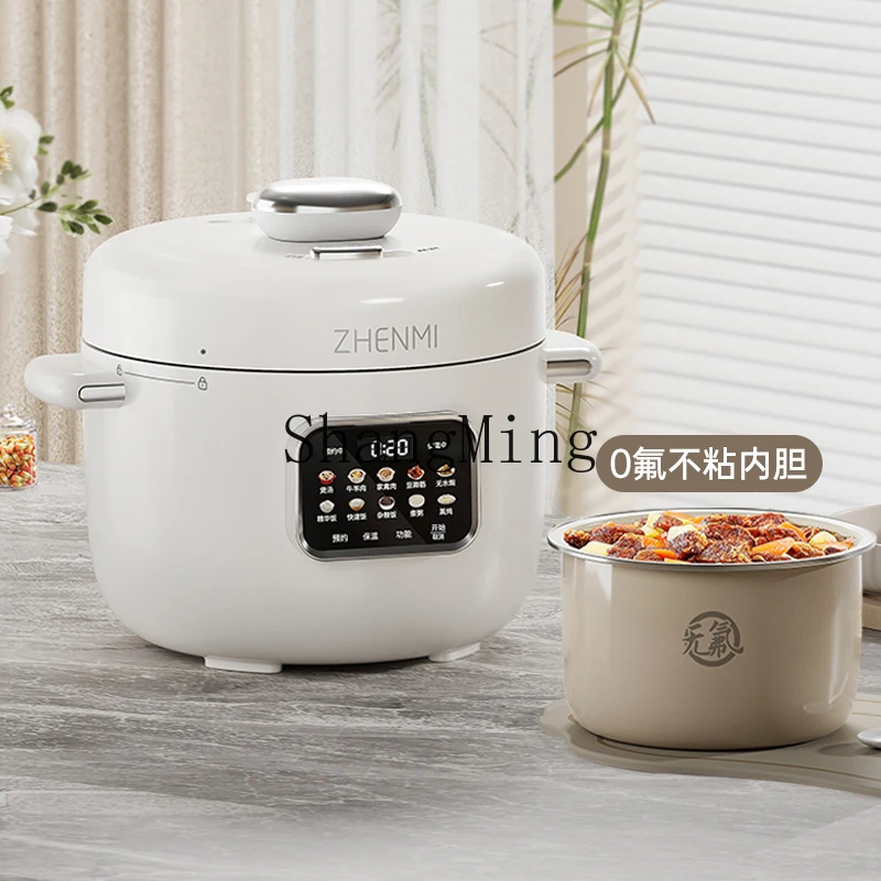 ZYY Haushalt kleiner Doppelgalle 3L großer Kapazität kleiner multifunktionaler elektrischer Schnellkochtopf