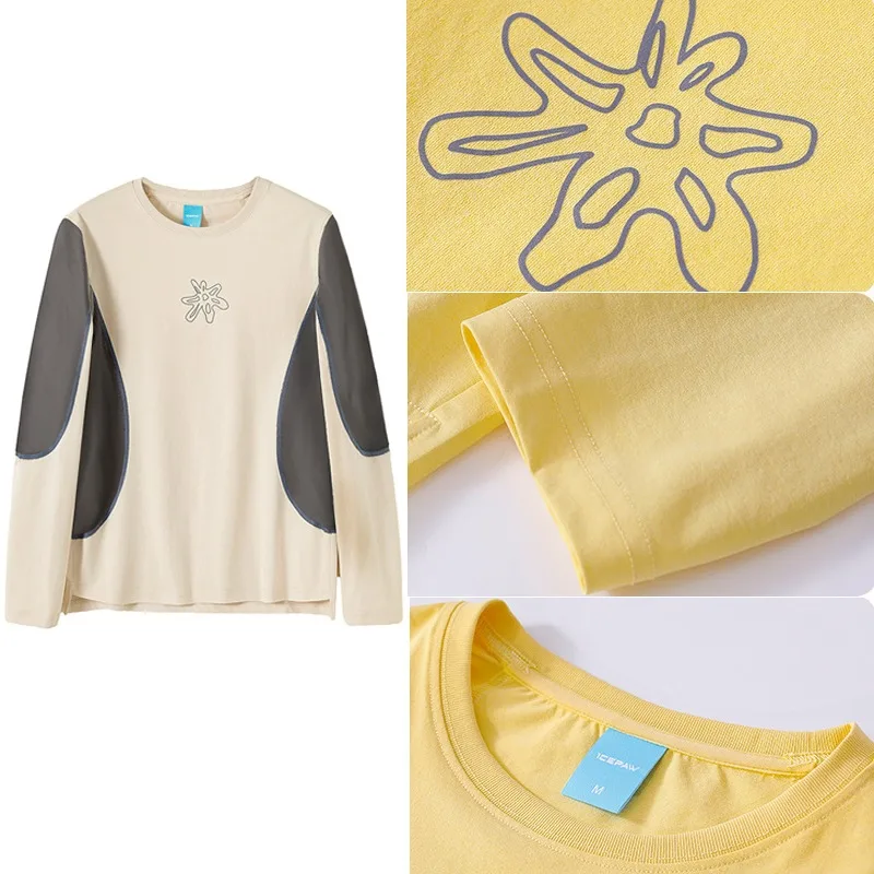 Unisex Outdoor Atmungsaktives Schnelltrocknendes Langarm-T-Shirt – Leichtes Color-Block Raglanärmel-Oberteil zum Wandern & Laufen – Detail 8