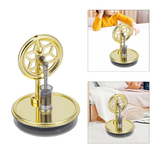 Imagen 2 del producto Modelo de motor Stirling de baja temperatura, generador, modelos de escritorio, modelo de juguete educativo