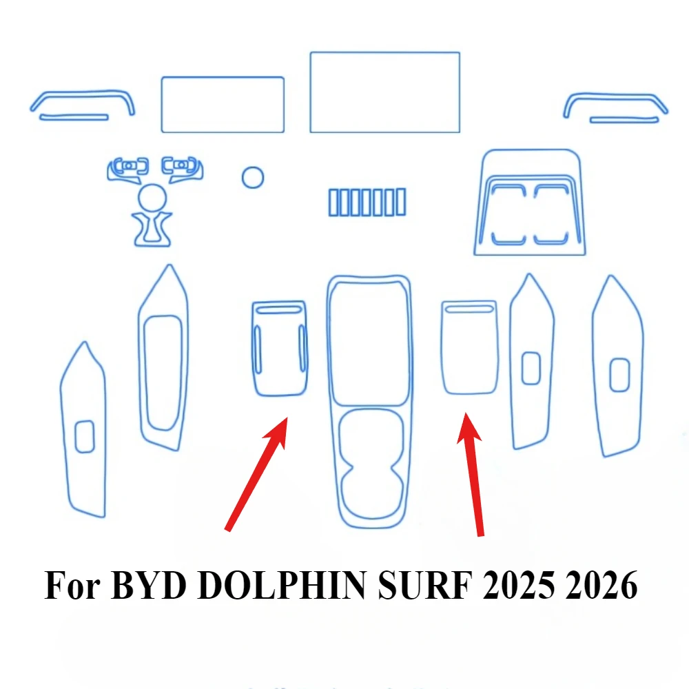 For BYD DOLPHIN SURF 2025 2026 Accessories interior film