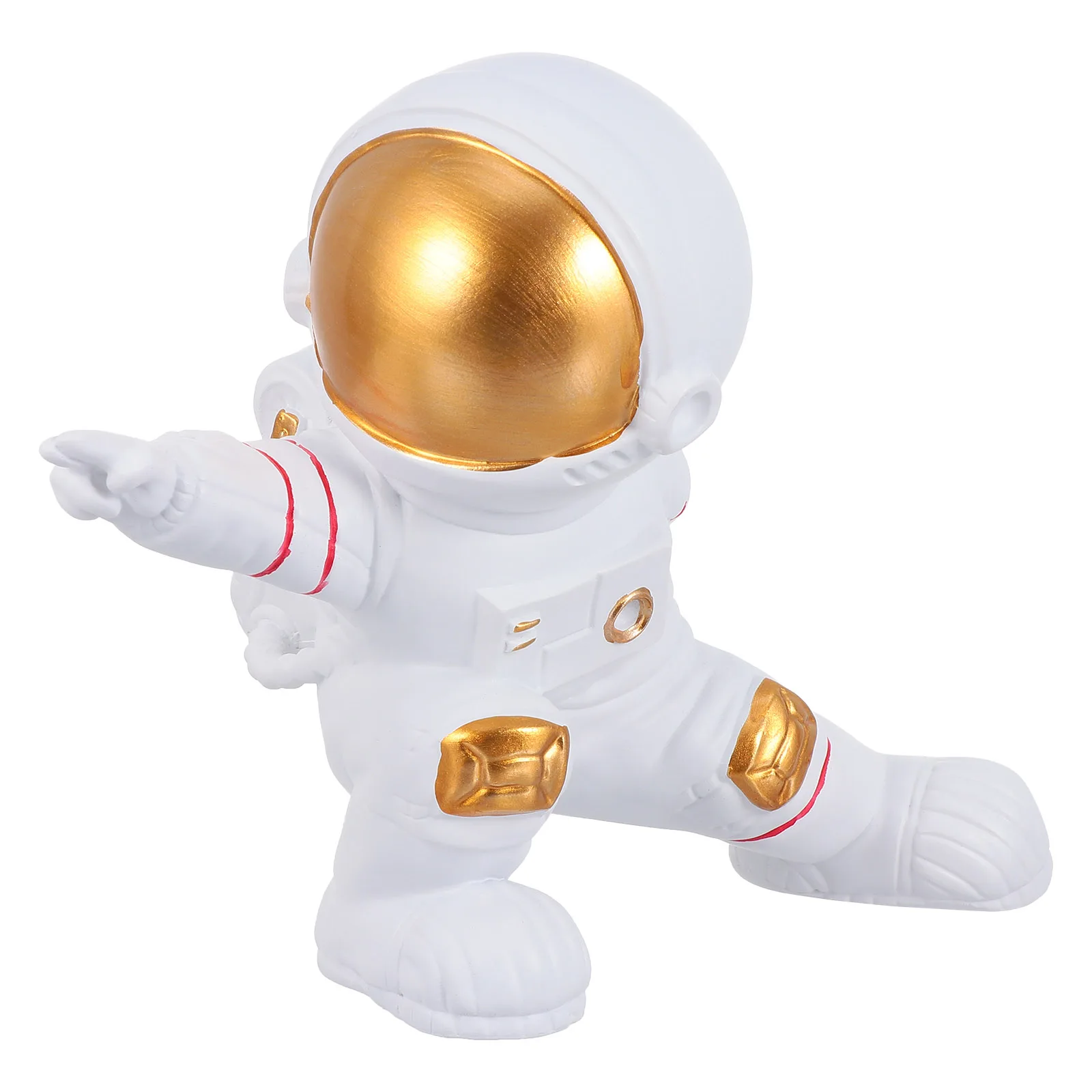 

Astronaut naments Resin Lightweight Gift Desktop Decor Colorful Kids Toy Unique Shape Indoor Outdoor Office nament