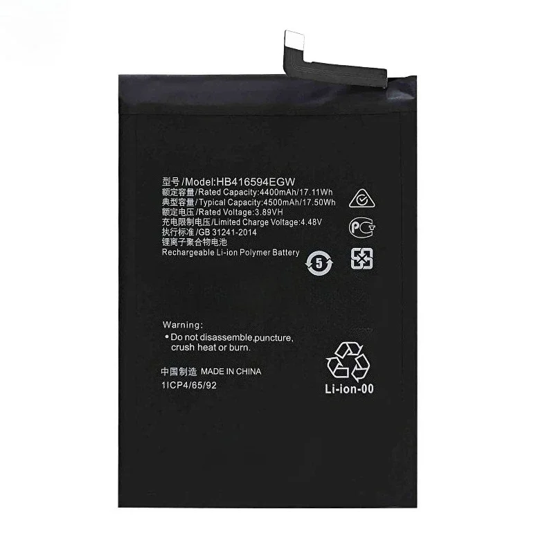 Для Honor X50i X8A X50i + CRT-AN00 X8a CRT-LX2 HB416594EGW аккумулятор новый HB416594EGW 3,89 В 4500 мАч высококачественный аккумулятор