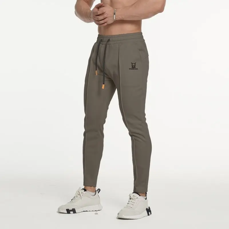 Autumn Open Crotch Zip Outdoor Sex Pants Men Gym Sweatpants Sports Casual Trousers Cotton Running Fitness Basketball Sweatpants