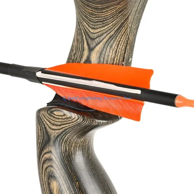 

2Pcs Furs Arrows Rest Pad Recurve Bows Adhesive Patches Quiet Plate Easy to Use