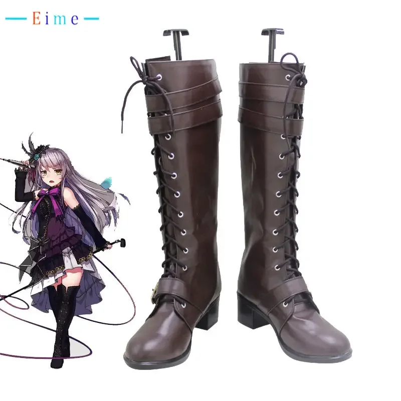 

BanG Dream Yukina Minato Обувь для косплея Аниме Реквизит для косплея Обувь из искусственной кожи Хэллоуин Карнавальные ботинки на заказ