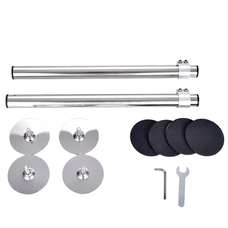 FAST-Vertical Support Frame Adjustable Fixed Crossbar Support Rod Punch-Free Kitchen Sink Pool Vegetable Basin Bracket