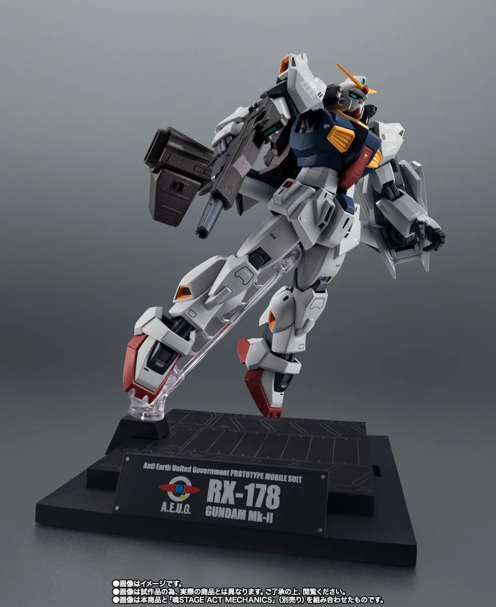 Original In Stock Bandai ROBOT SPIRITS Z Gundam 40th AEUGO Specification RX-178 Gundam Mk-II Figure Anime Genuine Action Model view 5