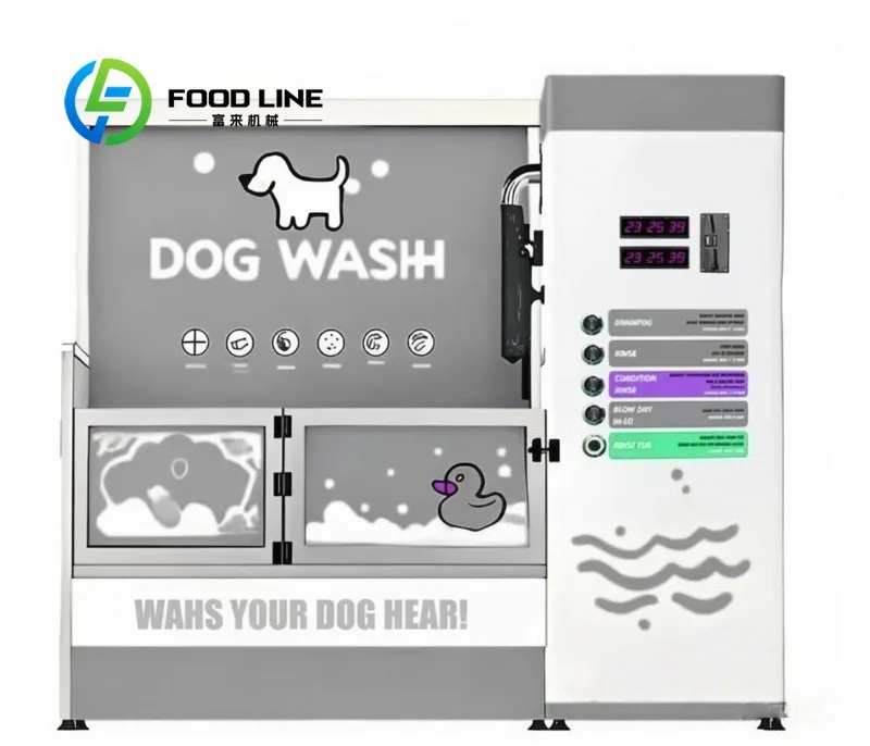 Dog Washing Machine Pet Bath Tub Automatic Shampoo Mixing Dispenser System Design Dog Daycare Facility Bath Area Factory Price
