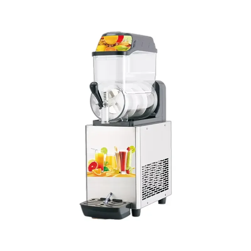 

Stainless Steel DIY Industrial OEM Commercial Frozen Drink Slush Maker Machine Smoothie Electric Digital Control