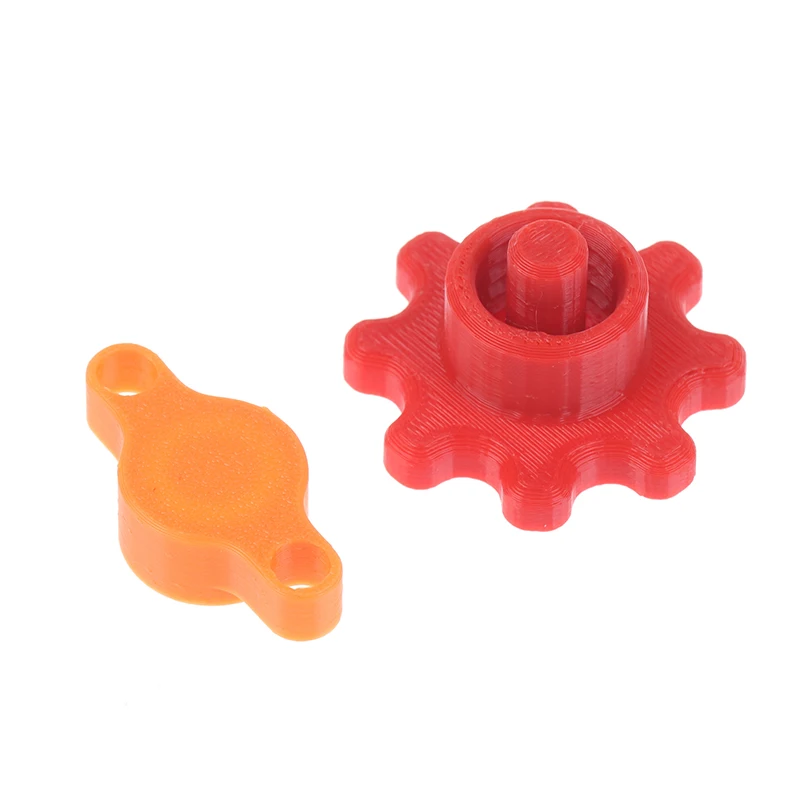 3Pcs Orange Glass Glue Caps Or 2Pcs Red Flexible Gear-Style Tube Caps Prevents Glue Hardening For Standard Glue Bottles