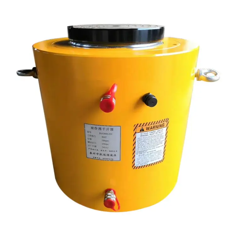 

Hydraulic Lifting Jack 500 Tons Pile Load Test Double Acting Hydraulic Jack