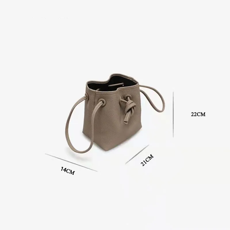 UKF New Drawstring Bucket Bag Women Shoulder Bags Female Handbags Luxury Designer Ladies Casual Messenger Bags For Women сумка