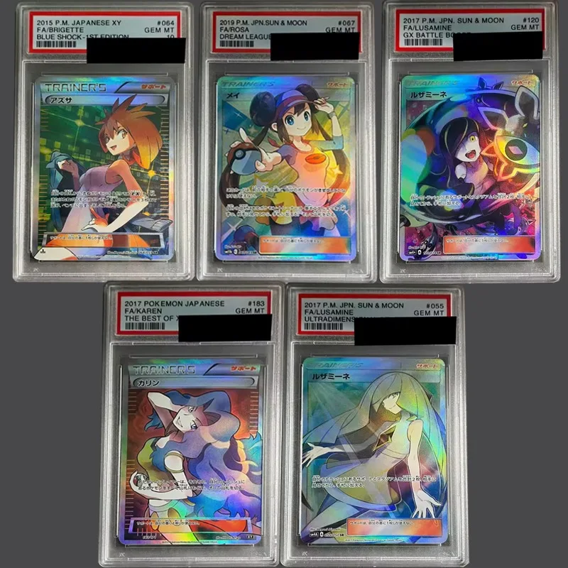 

PTCG Rating Card: Real Yumei SR, CS Mingyi, Lusa Mina CCIC, Lusa Mina SR Character 10 Point Rating Card