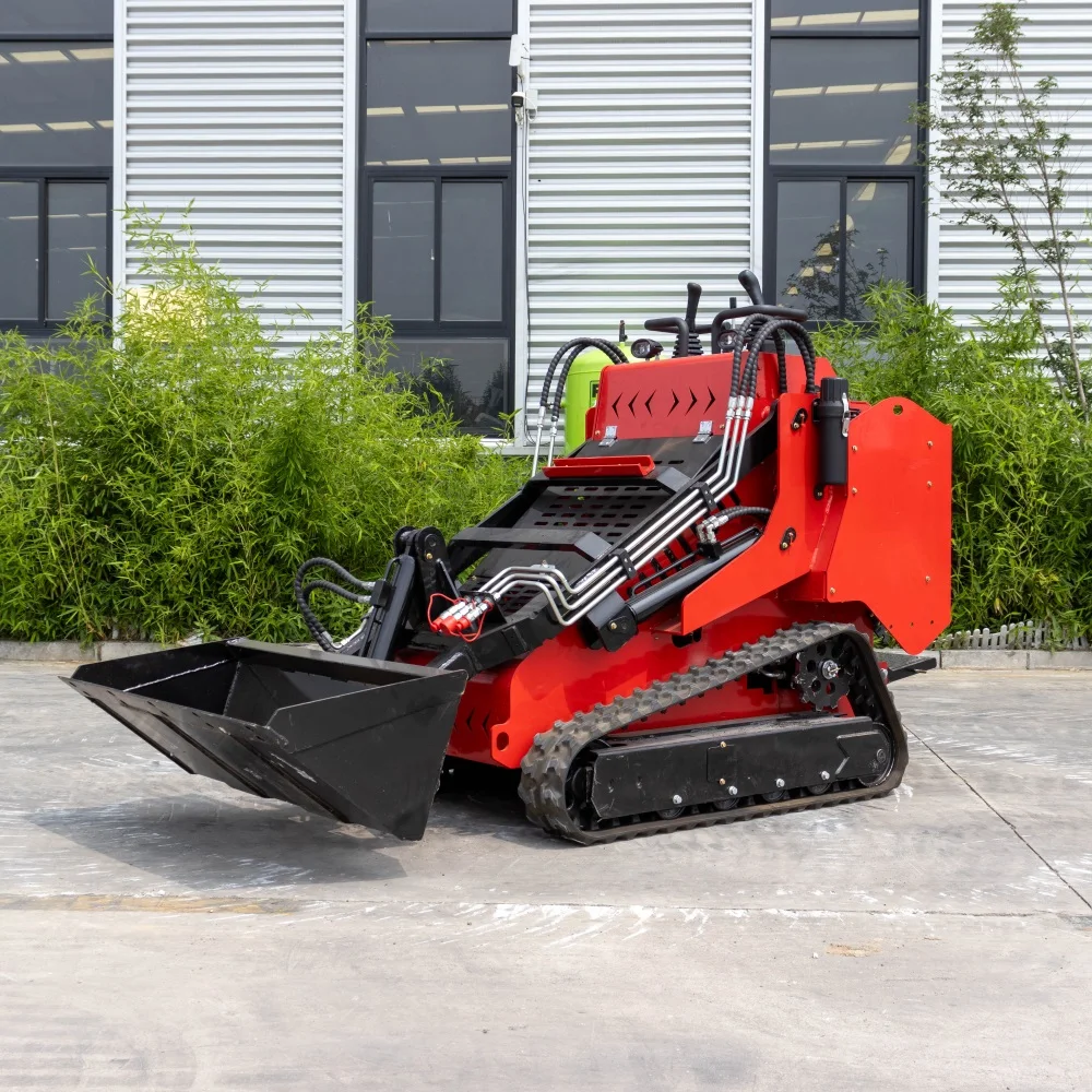 Mini Skid Steer Loader Weichai Diesel Multifunction Compact Loader with Various Attachments for Construction Farm Work