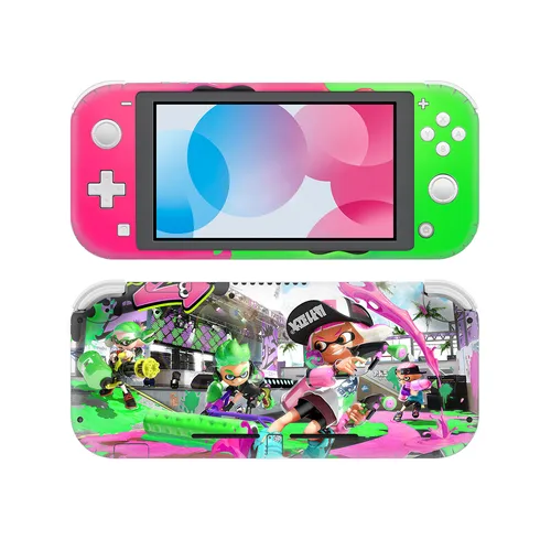 Splatoon-Pegatina De Piel Para Nintendo Switch Lite,