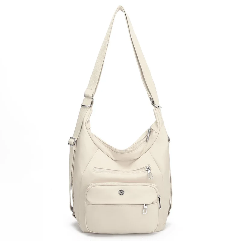Picture 7: Nylon fabric lightweight multi-pocket women's crossbody bag, multi-functional backpack, large-capacity single-shoulder bag
