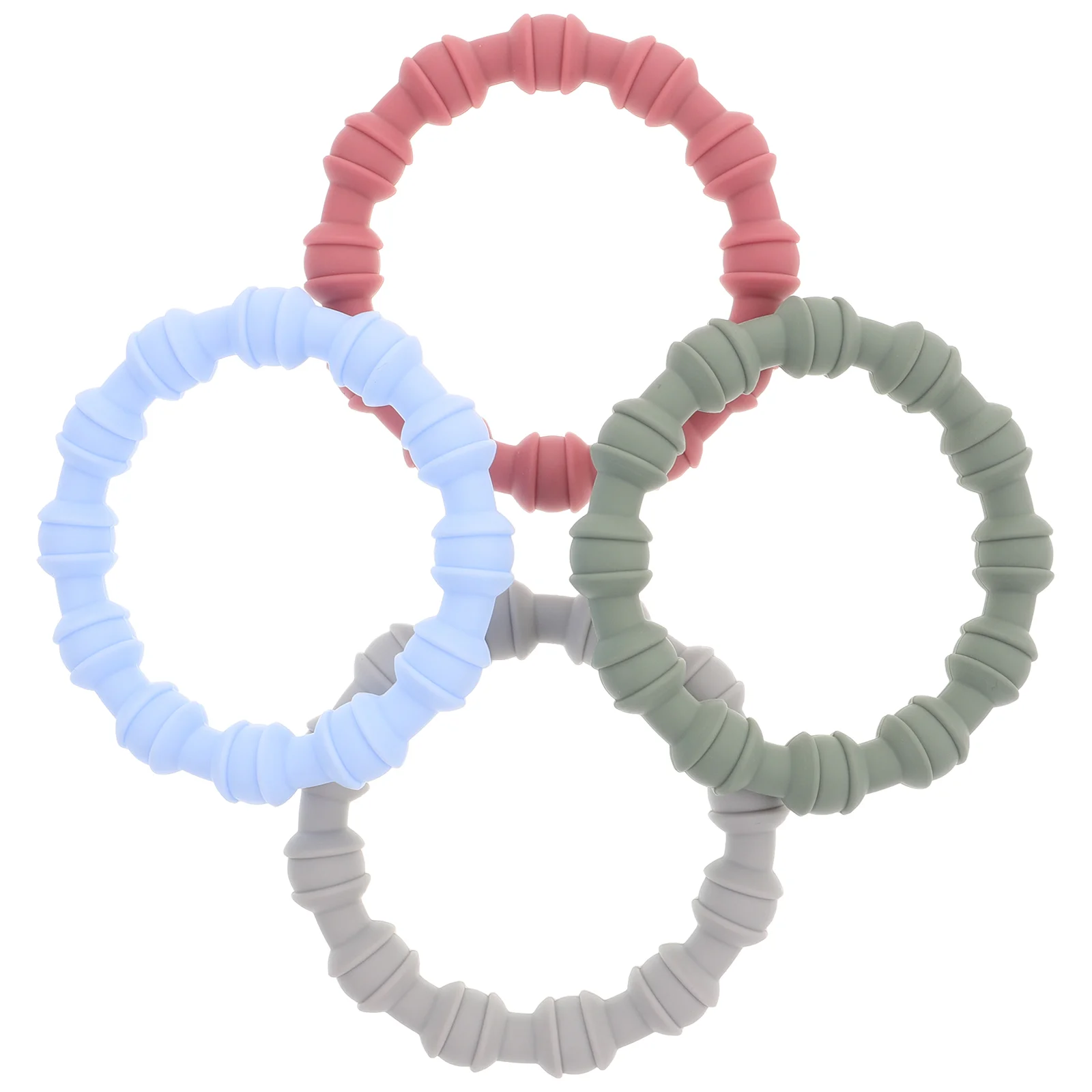 Baby Silicone Teether Toys Kids Teething Pacifier Soft Teethers for Babies Newborn