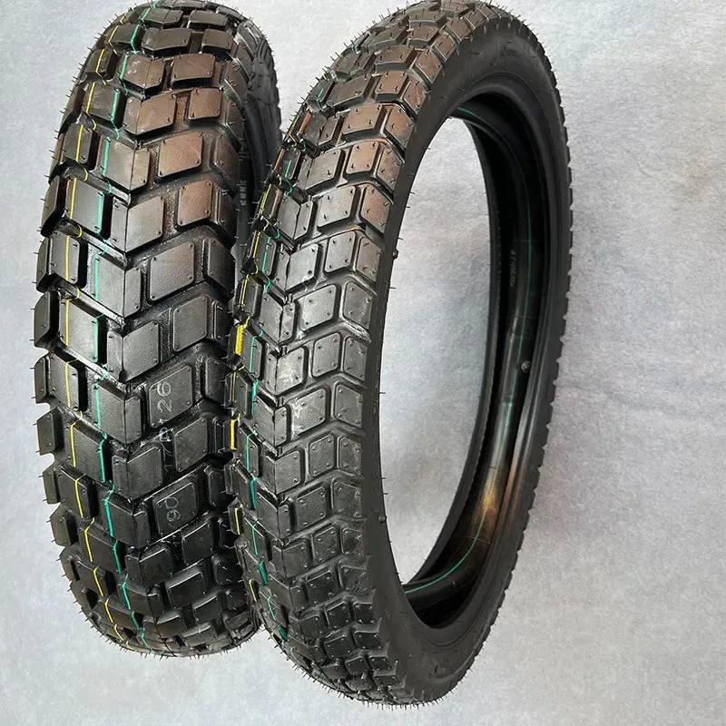 Off-Road Motorcycle Tires Modification Parts: Tires—Front 90/90-19, Rear 110/90-17, Non-Slip Inner and Outer Tires