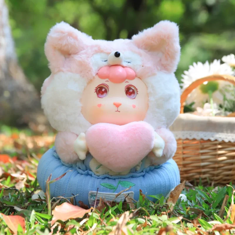 

Новинка 2025 года Bafengte Little Lamb 300% серии, креативные милые куклы, кукла с сердечком ангела, лисы, модные игрушки, слепая коробка, орнамент, подарки на день рождения