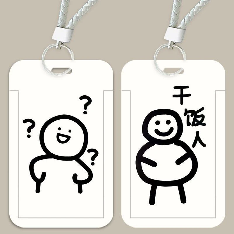 Funny Creative Card Holder Badge Credit Card Holders Bank ID Holders Student Bus Card Cover Case for Women Men