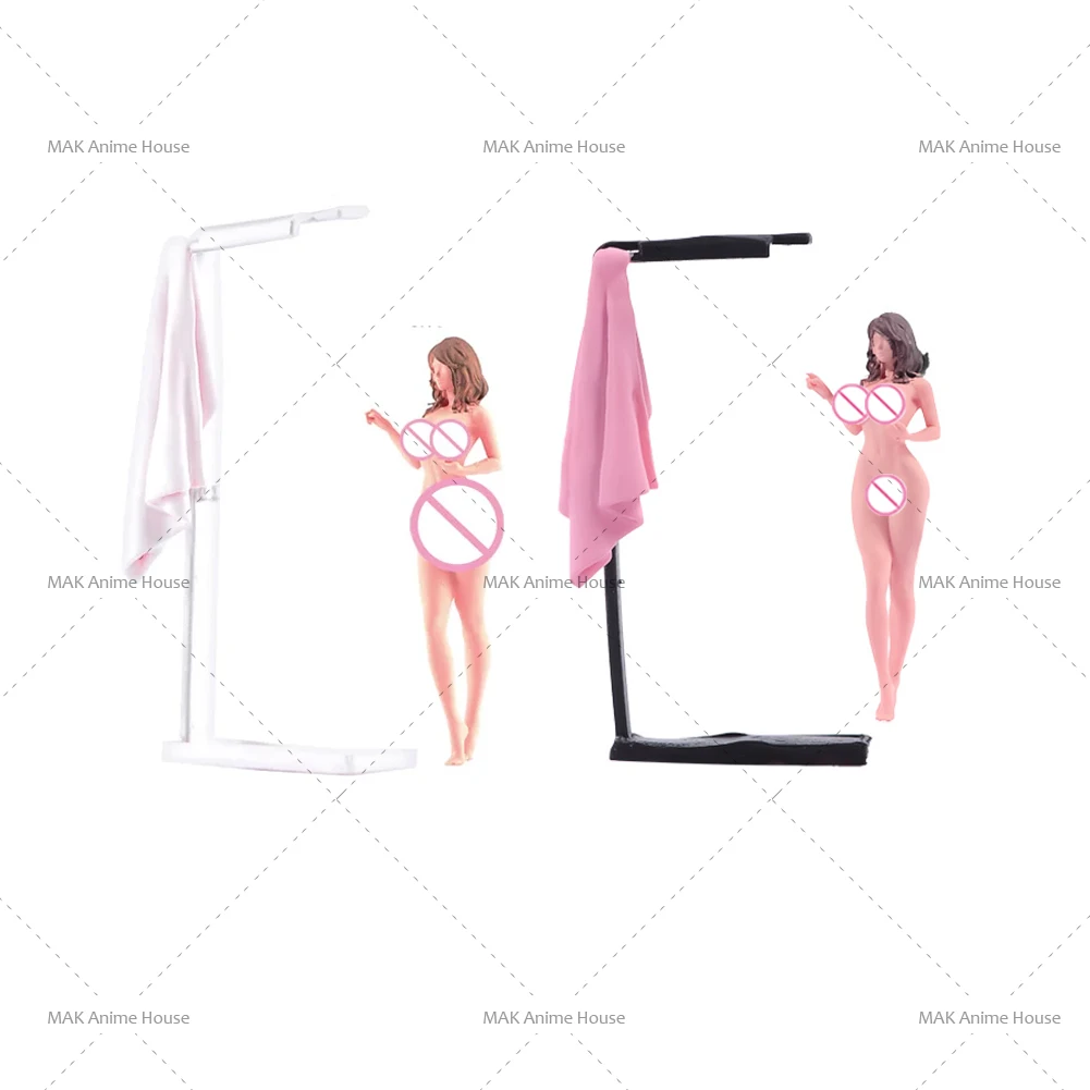 

Miniatures 1/64 1/43 1/87 1/24 1/18 Naked Bathing Beauty In The Shower Doll Figure Model Unpainted Scene Decoration For Car Toys