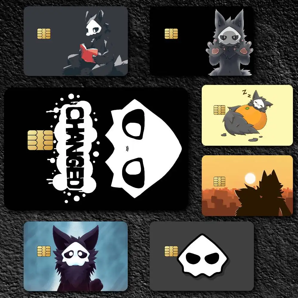 Game C-Changed Puro Credit Card Skin Stickers For Bank Card Bus Metro Card Sticker Waterproof Gift