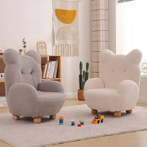 Children's sofa cute baby cartoon seat reading corner baby mini bear sofa lazy sofa