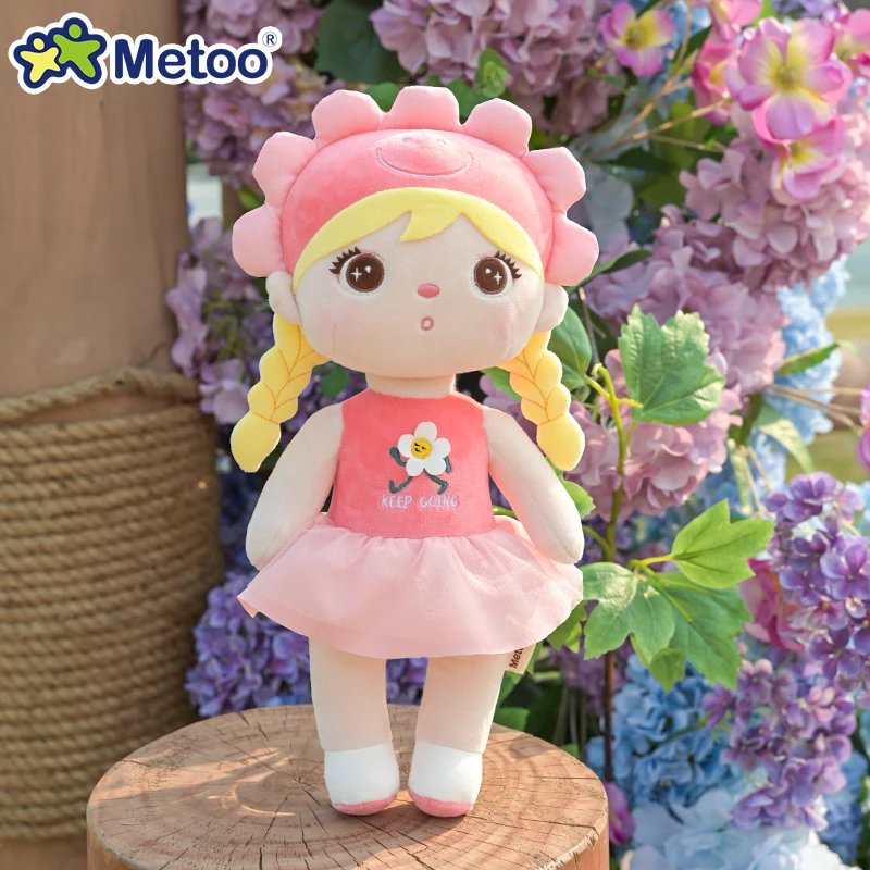 Giocattoli per ragazze 2025 Nuove bambole di fiori Keppel da 13 pollici ​ Morbido peluche ripiene Regalo per bambini Compagno di giochi per bambini Bambole Metoo originali