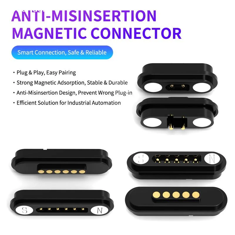 

Answer1Pcs DC 12V 3A Waterproof Magnetic Pogo Pin Connector 2P 4P 6Pin Spring Loaded Male Female DC Power Socke