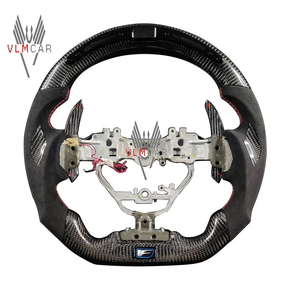 

Popular Hot sell Private custom carbon fiber steering wheel for IS250/IS350/ ISF/ES/RX/with led display